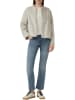 s.Oliver Longsleeve in Beige/ Weiß