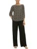 s.Oliver Longsleeve in Schwarz/ Hellbraun