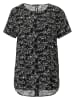 s.Oliver Shirt in Schwarz/ Weiß