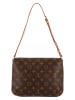 Louis Vuitton Schultertasche "Musette Tango" in Braun - (B)25 x (H)19 x (T)3 cm
