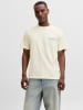 Jack & Jones Koszulka "Riviera" w kolorze kremowym