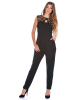 Vanille & Chocolat Jumpsuit "Kendra" in Schwarz