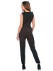 Vanille & Chocolat Jumpsuit "Kendra" in Schwarz