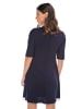 Romantik Paris Jurk "Esty" wit/donkerblauw