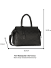 Gabor Henkeltasche "Gela" in Schwarz - (B)35 x (H)24 x (T)13 cm
