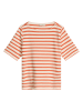 Marc O'Polo Shirt in Orange/ Creme