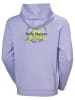 Helly Hansen Hoodie "Core Graphic" in Lila