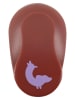 folia PAPER Dziurkacz "Dachshund" w kolorze brązowym z motywem
