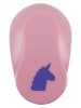 folia PAPER Dziurkacz "Unicorn" w kolorze jasnoróżowym z motywem