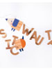 folia PAPER Girlande ''WAU tastic'' in Bunt - (L)300 cm
