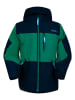 Peek U 3-in-1 functionele jas "Trey" groen/donkerblauw