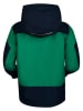 Peek U 3-in-1 functionele jas "Trey" groen/donkerblauw