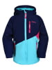 Peek U 3-in-1-Funktionsjacke "Marisol" in Türkis/ Dunkelblau
