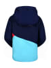 Peek U 3-in-1-Funktionsjacke "Marisol" in Türkis/ Dunkelblau