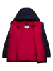 Peek U All-season doorgestikte jas "Bon Bon" zwart/rood
