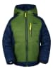Peek U All-season doorgestikte jas "Caspian" groen/donkerblauw
