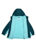Peek U Lichte fleece regenjas "Fifi" lichtblauw/blauw