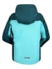 Peek U Lichte fleece regenjas "Fifi" lichtblauw/blauw