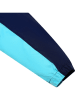 Peek U Leicht gefleecte-Regenjacke "Fifi" in Hellblau/ Dunkelblau