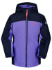 Peek U Lichte fleece regenjas "Fifi" paars/donkerblauw
