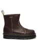 Dr. Martens Leder-Boots "Zebzag Rigger" in Braun