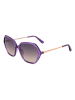 Guess Damskie okulary przeciwsłoneczne w kolorze fioletowym