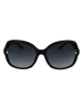 Guess Damskie okulary przeciwsłoneczne w kolorze czarno-niebieskim