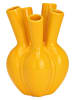 G. Wurm Vase "Aglio" in Gelb - (H)18 x Ø 12 cm 