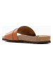 Sunbay Leren slippers "Tom" lichtbruin