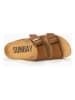 Sunbay Slippers "Trefle" lichtbruin