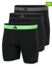 adidas Bokserki (3 pary) w kolorze granatowo-czarnym