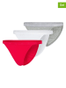 adidas 3er-Set: Slips in Weiß/ Grau/ Rot