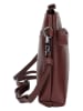 Bellicci Leder-Umhängetasche in Bordeaux - (B)22,5 x (H)16 x (T)5 cm