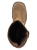 Steve Madden Skórzane kozaki "Beau" w kolorze beżowym