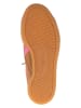 Reebok Leder-Sneakers "Club C Grounds" in Hellbraun/ Pink