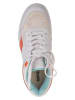 Reebok Leder-Sneakers "BB 4000 II" in Grau/ Orange