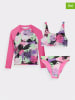 4F 3tlg. Set: Bikini & Badeshirt in Bunt