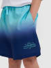 4F Badeshorts in Hellblau/ Dunkelblau