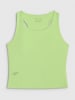 4F Top sportowy w kolorze zielonym