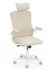 IDOMYA Essentials Bürostuhl ''James'' in Beige - (B)59 x (H)120,5 x (T)56 cm
