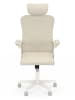 IDOMYA Essentials Bürostuhl ''James'' in Beige - (B)59 x (H)120,5 x (T)56 cm