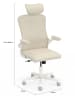 IDOMYA Essentials Bürostuhl ''James'' in Beige - (B)59 x (H)120,5 x (T)56 cm