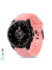 DAM Smartwatch "M28" zwart/lichtroze