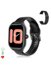 DAM Smartwatch "GTS4 Plus" w kolorze czarnym