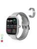 DAM Smartwatch "GTS4 Plus" in Silber/ Grau