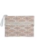 BLE Clutch wit/oranje - (B)28 x (H)20 x (D)1 cm