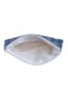 BLE Kosmetiktasche in Weiß/ Blau - (B)24 x (H)15 x (T)1 cm