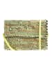 BLE Schoudertas goudkleurig/groen - (B)30 x (H)20 x (D)6 cm