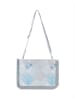 BLE Schultertasche in Weiß/ Hellblau - (B)30 x (H)20 x (T)2 cm