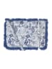 BLE Schoudertas wit/blauw - (B)30 x (H)20 x (D)2 cm